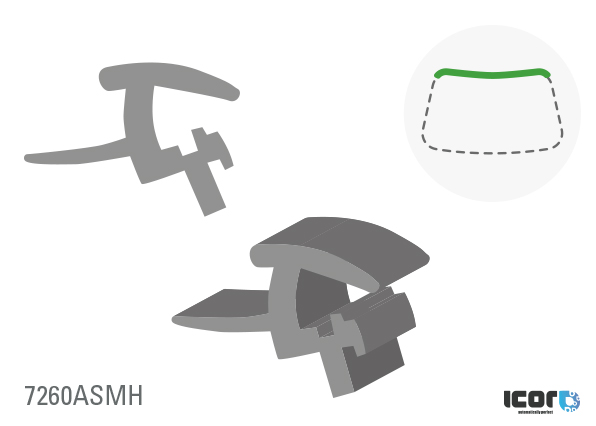 RENAULT MEGANE II 3D/5D 2002- VR U SIERLIJST