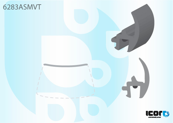 OPEL ZAFIRA 98- MOULURE SUP DE PB