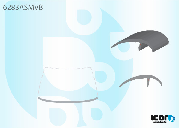 OPEL ZAFIRA 98- VR BOTTOM SIERLIJST