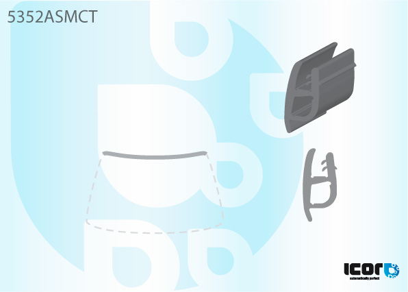 MERC C SPORT COUPE (W203) 2001- WS UPPER MOULD