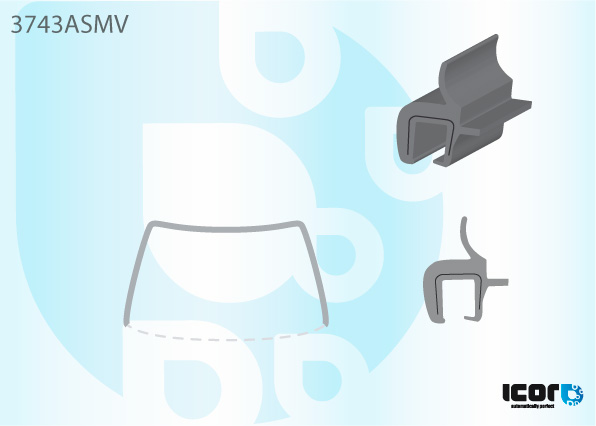 FORD TOURNEO CONNECT 2002- WS U MOULDING