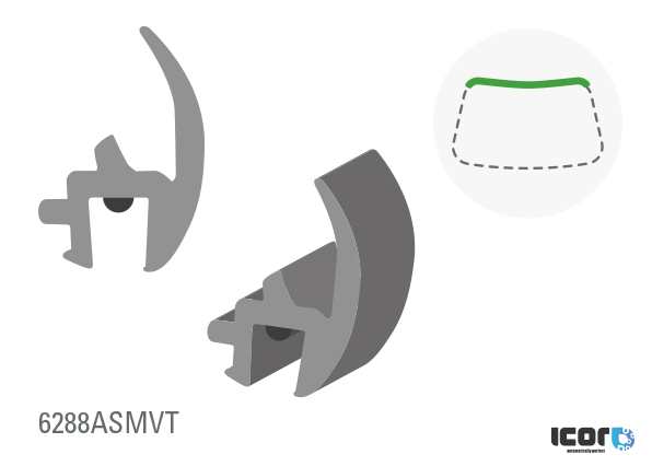 OPEL MERIVA 2003- VR BOVENSTE SIERLIJST