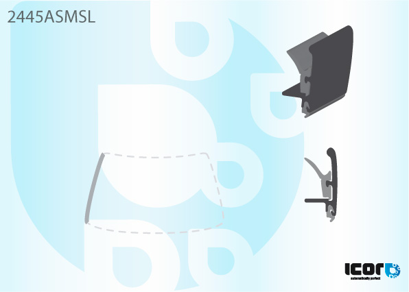 BMW 5 SERIES 2003- WS LEFT MOULDING