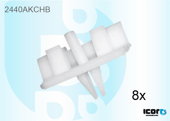 BMW MINI 2000- VR AFDEKPLAAT CLIPS - KIT VAN 8 CLIPSEN