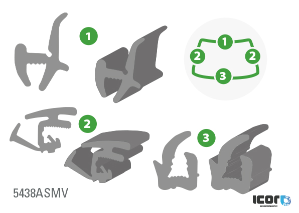 MERCEDES V CLASS 2003- WS MOULDING