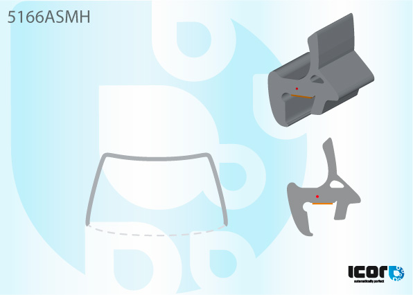 MAZDA 3 2003- MOULURE DE PB