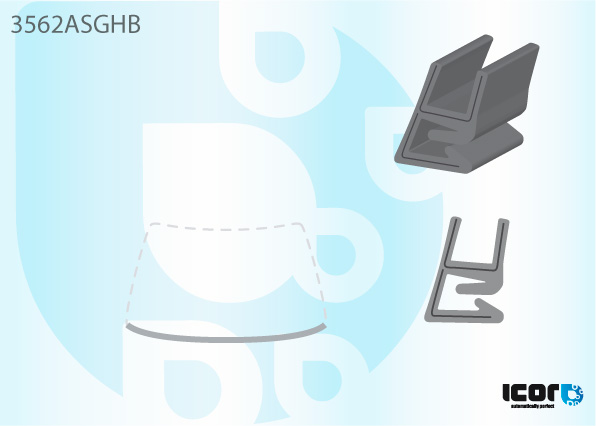 FORD FIESTA 2002- LIJST ONDERAAN VORRUIT