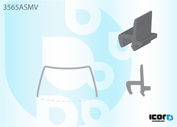 FORD FOCUS C MAX 2003- MOULURE PB EN U AVEC RENFORT METAL