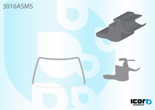 DAEWOO NUBIRA J200/LACETTI 2003- VR SIERLIJST