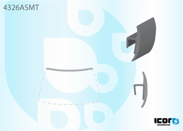 JAGUAR S TYPE 2001- MOULURE SUP DE PB