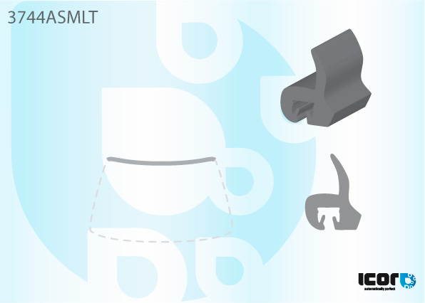 IVECO EUROCARGO 2003- MOULURE SUPERIEUR DE PB