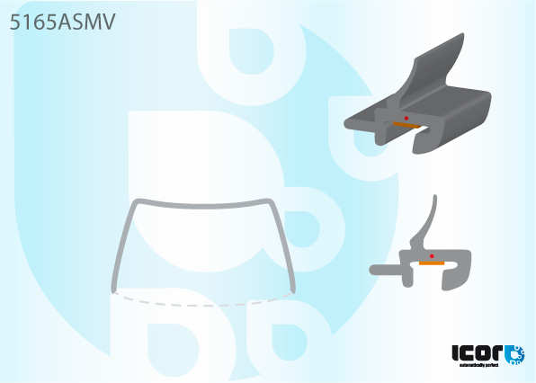 MAZDA 2 MPV 2004- SIERLIJST VOORRUIT