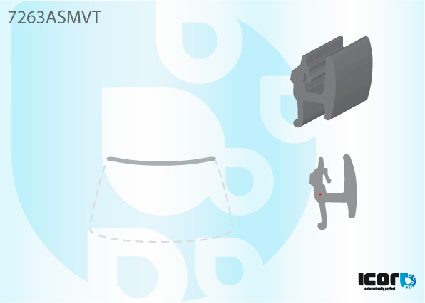 RENAULT MODUS 2004- WS UPPER MOULDING