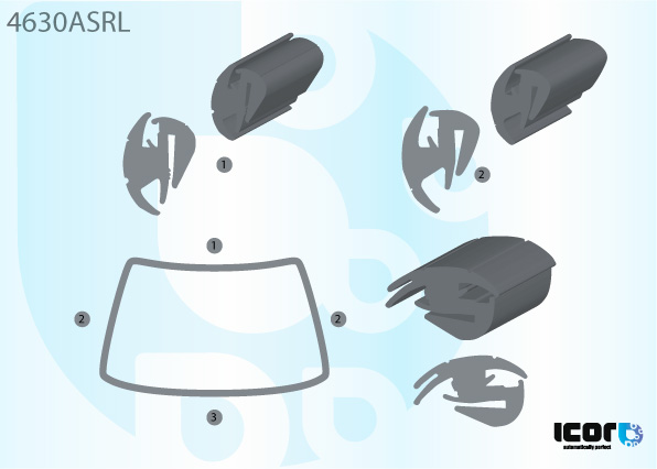 LEYLAND+DAF 65/75/85 1994- WS RUBBER (NOT BONDED)