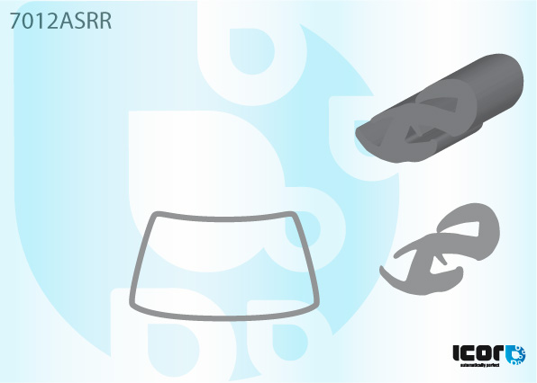 LAND ROVER 90-110/COUNTY 83- RUBBER VOORRUIT