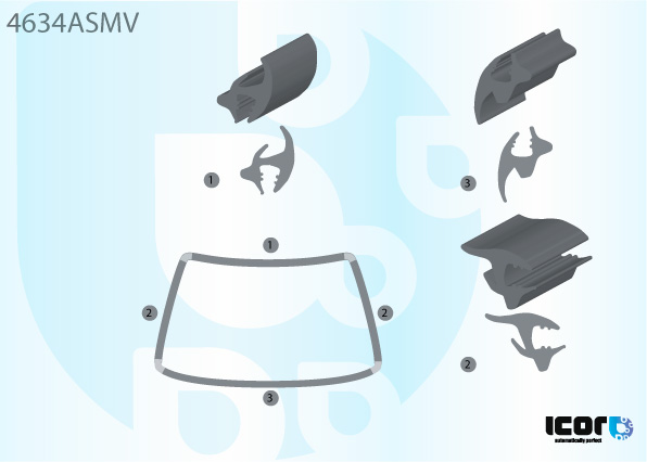 LDV MAXUS 2005- SIERLIJST VOORRUIT