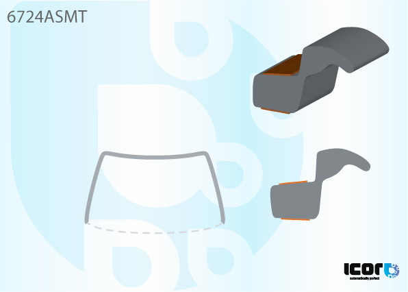 PORSCHE BOXSTER 2005- SIERLIJST VOORRUIT