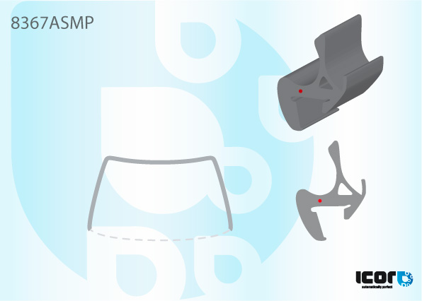 TOYOTA HI-LUX 2P+4P 2005- MOULURE DE PB