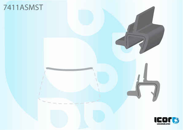 SAAB 9.3 2002- MOULURE SUPERIEURE DE PB