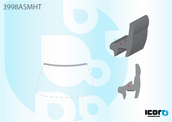 HONDA CIVIC 5D HBK 2005- VOORRUIT BOVENLIJST