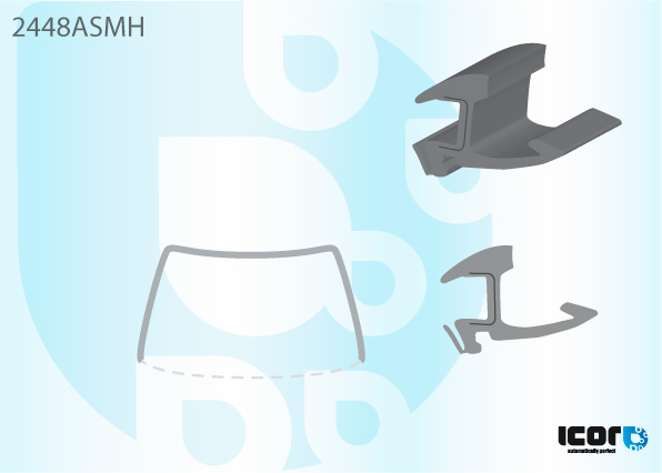 BMW SERIE 1 (E87) 2005- MOULURE EN U DE PB