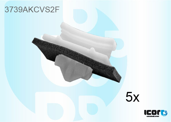 FORD TRANSIT V184 2000- KIT DE 5 CLIPS LATERAL PB