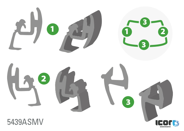 MERCEDES SPRINTER 2006- WS MOULDING