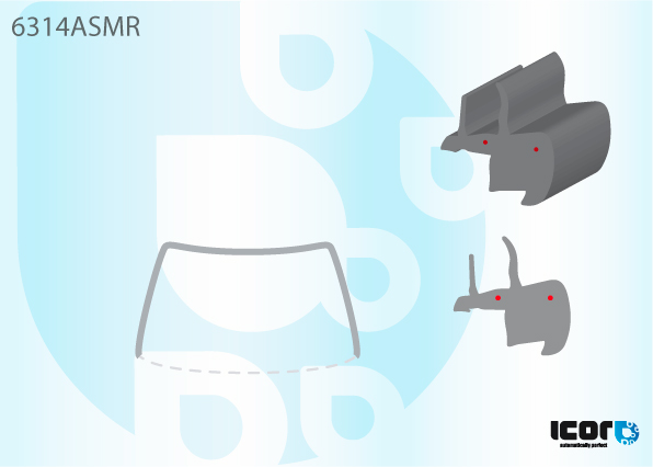 OPEL ANTARA 2007- MOULURE DE PB