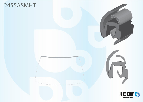 BMW MINI 2007- BOVENKANT VOORRUIT SIERLIJST