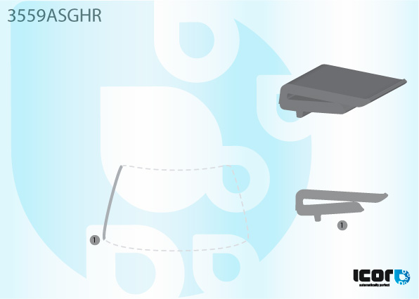 FORD MONDEO 2000- WS INNER RIGHT MOULDING