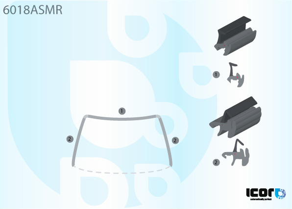 NISSAN X-TRAIL 3P+5P LHD 2001- VOORRUIT U SIERLIJST