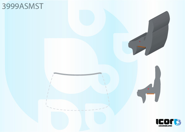 HONDA CIVIC HYBRID 4D SAL 2005- VOORRUIT BOVENKANT SIERLIJST