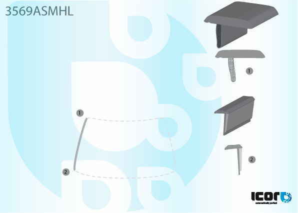 FORD MONDEO HBK+SAL+BRK 2007- MOULURE GAUCHE DE PB