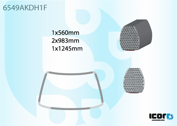 PEUGEOT 107 2005- SET VAN VOORRUIT BINNENAFSTANDSTUCK