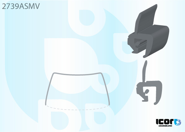 CITROEN NEMO 2008- VOORRUIT SIERLIJST