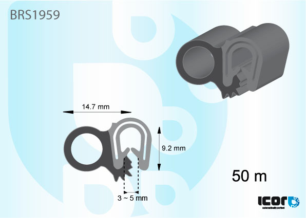 WIDE SIDE SEAL - 50 METERS COILS