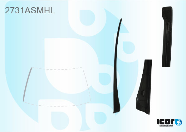 CITROEN C2 2003- WS MOULDING - LEFT