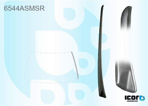 PEUGEOT 407 SAL+BRK 2004- VOORRUIT SIERLIJST - RECHTS