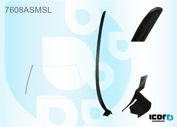 SEAT TOLEDO 08/98-/LEONE 99- VOORRUIT SIERLIJST - LINKS