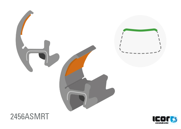 BMW X6 (E71) 2008- WS MOULDING - UPPER