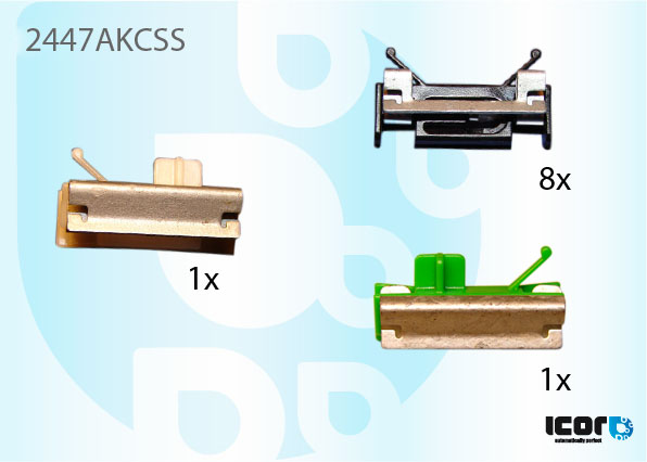 BMW SERIE 3 BN(E90)+BRK(E91) 2005- KIT COMPLET AGRAFES PB