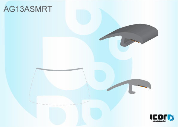 HUMMER H3 2005- VOORRUIT SIERLIJST - BOVEN