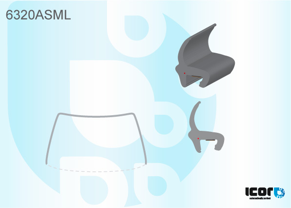 ISUZU NLR 2/4P 2008- MOULURE DE PB