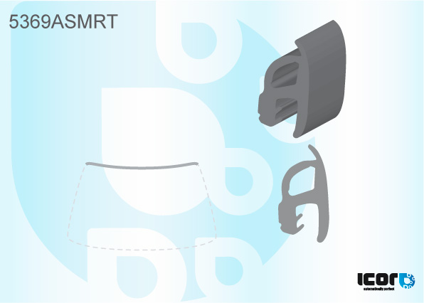 MERCEDES GLK 2008- WS MOULDING - UPPER