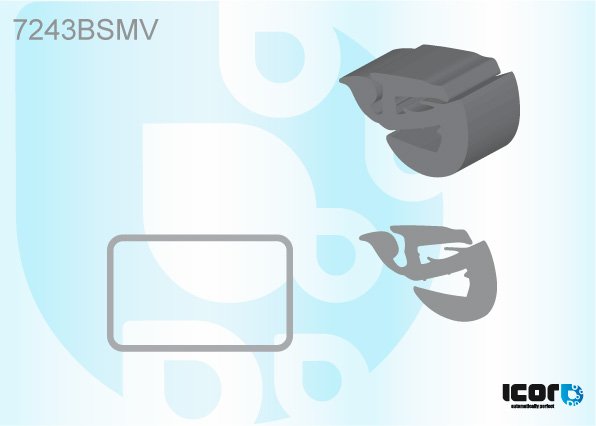 RENAULT ESPACE 96- BACKL MOULDING