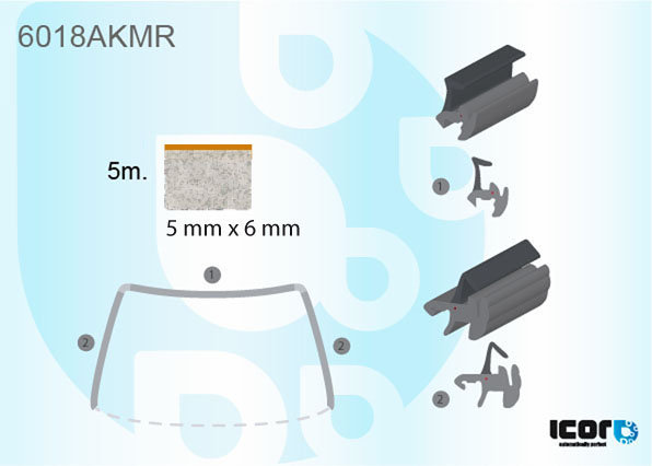 NISSAN X-TRAIL 3D+5D LHD 2001- WS MOULDING+INNER FOAM