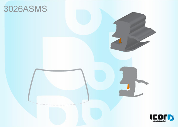 CHEVROLET CRUZE 4P BN 2009- MOULURE DE PB