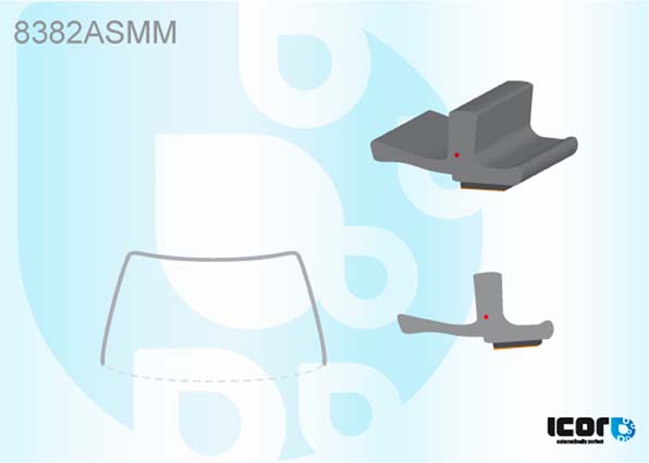 TOYOTA VERSO 2009- VOORRUIT SIERLIJST