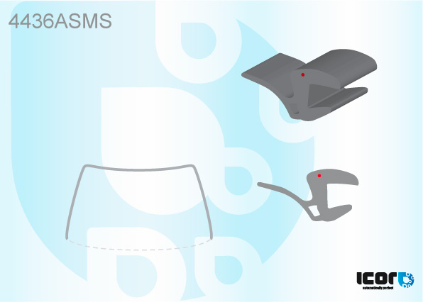 KIA CERATO 4D BN 2009- MOULURE DE PB