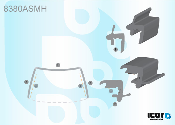 TOYOTA IQ 3D HBK 2009- WS MOULDING